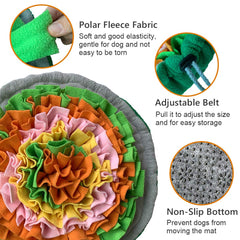SCHITEC tapis puzzle olfactif favorisant l’alimentation lente et l’enrichissement.