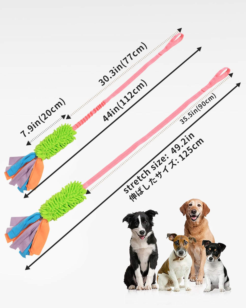 SCHITEC jouet pour chiens toutes tailles dimensions 7,9 po sur 3,6 po