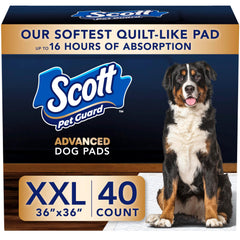 Scott Pet Guard Advanced Pads XXL – vue plan de tapis 36x36 avec absorption rapide