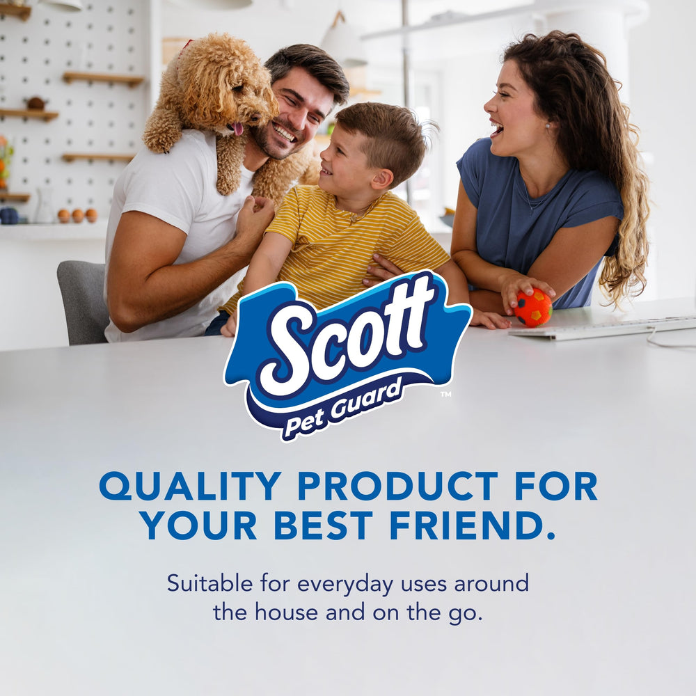 Emballage jetable Scott Pet Guard, élimination rapide après usage.