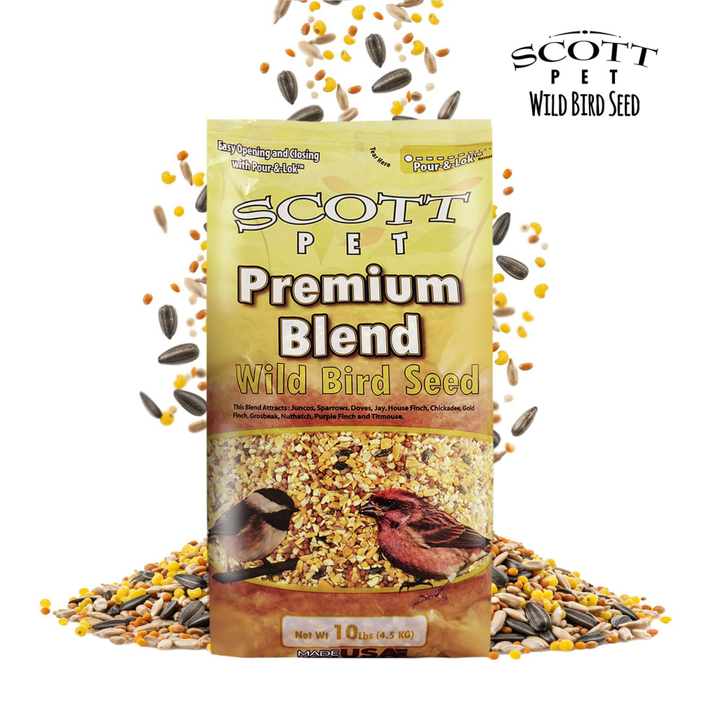 Scott Pet-jardin-exterieur, oiseaux profitant du mélange premium en plein air.