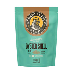 Scratch and Peck – sac 4 lb de coquilles d huître pour œufs plus solides.