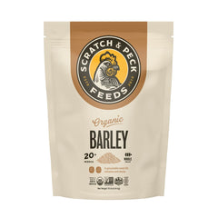 Scratch and Peck Orge Entière pour volaille, aliment équilibré en format sac de 10 lb