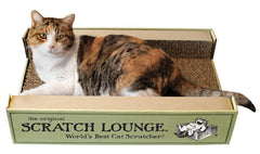 Scratch Lounge XL montre le design triple-face pour griffage et repos