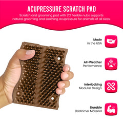 ScratchnAll nubs acupression flexibles: massage apaisant lors du grattage.