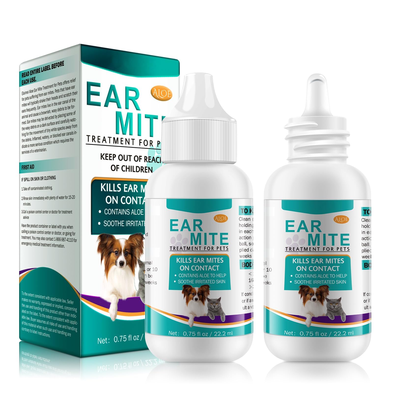 SDJUFEI – nettoyage des oreilles pour chien et chat, entretien rapide et frais