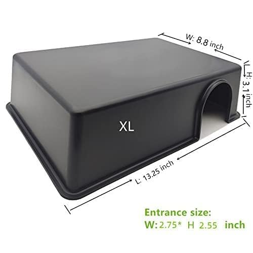 SDZGQPET Amypet refuge-serpent-entree-xl, accès pratique pour votre reptile.