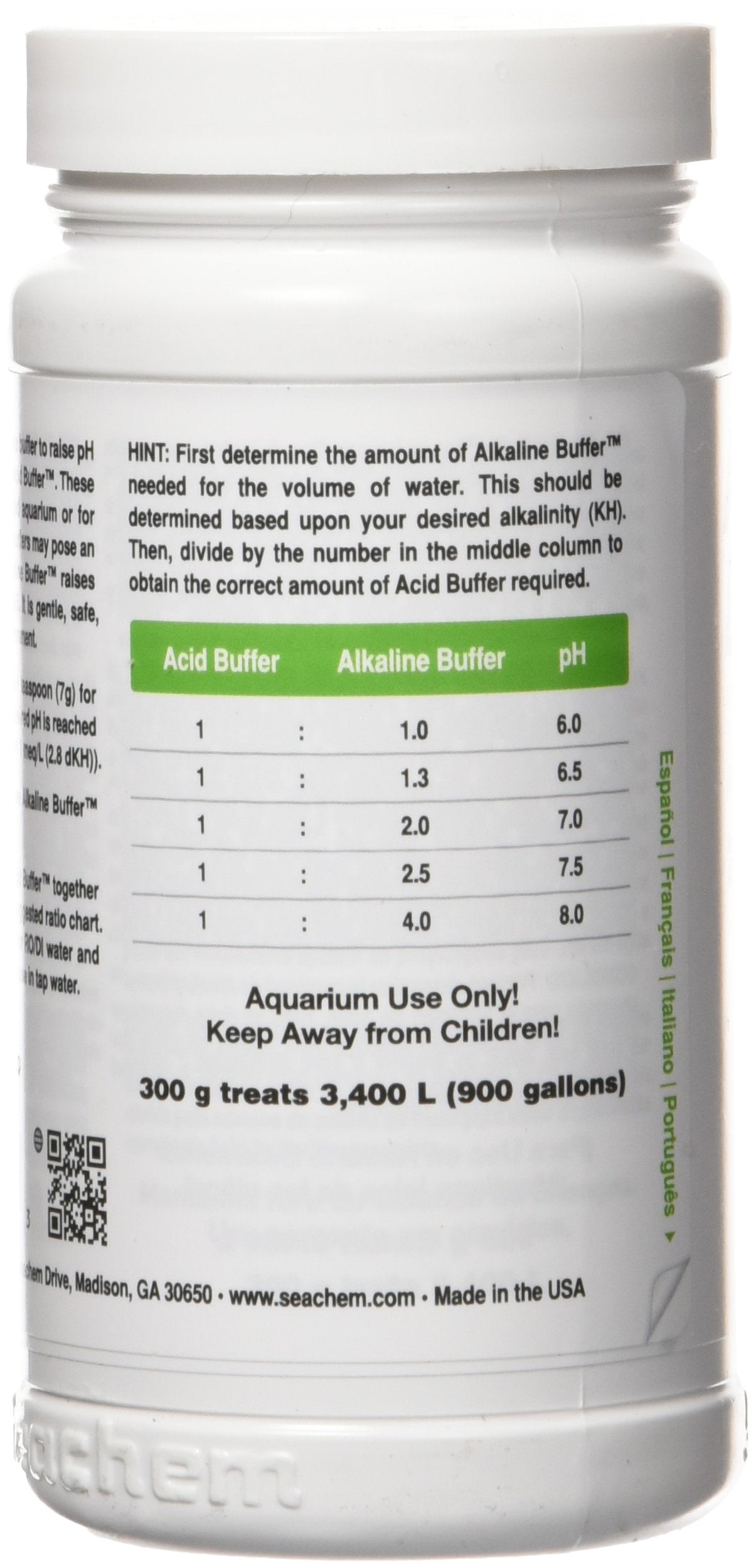 Dose recommandée montrée sur le flacon pour l'aquarium planté.