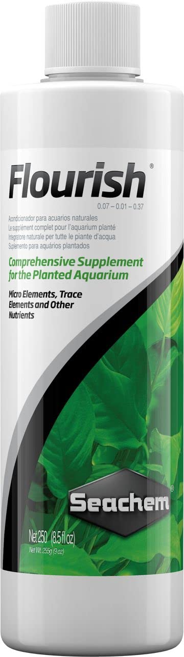 Seachem Flourish pour eau douce, flacon unique favorisant la croissance des plantes aquatiques.