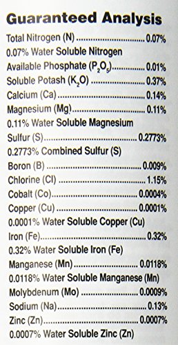 Éléments-traces essentiels fournis par Flourish pour les plantes.