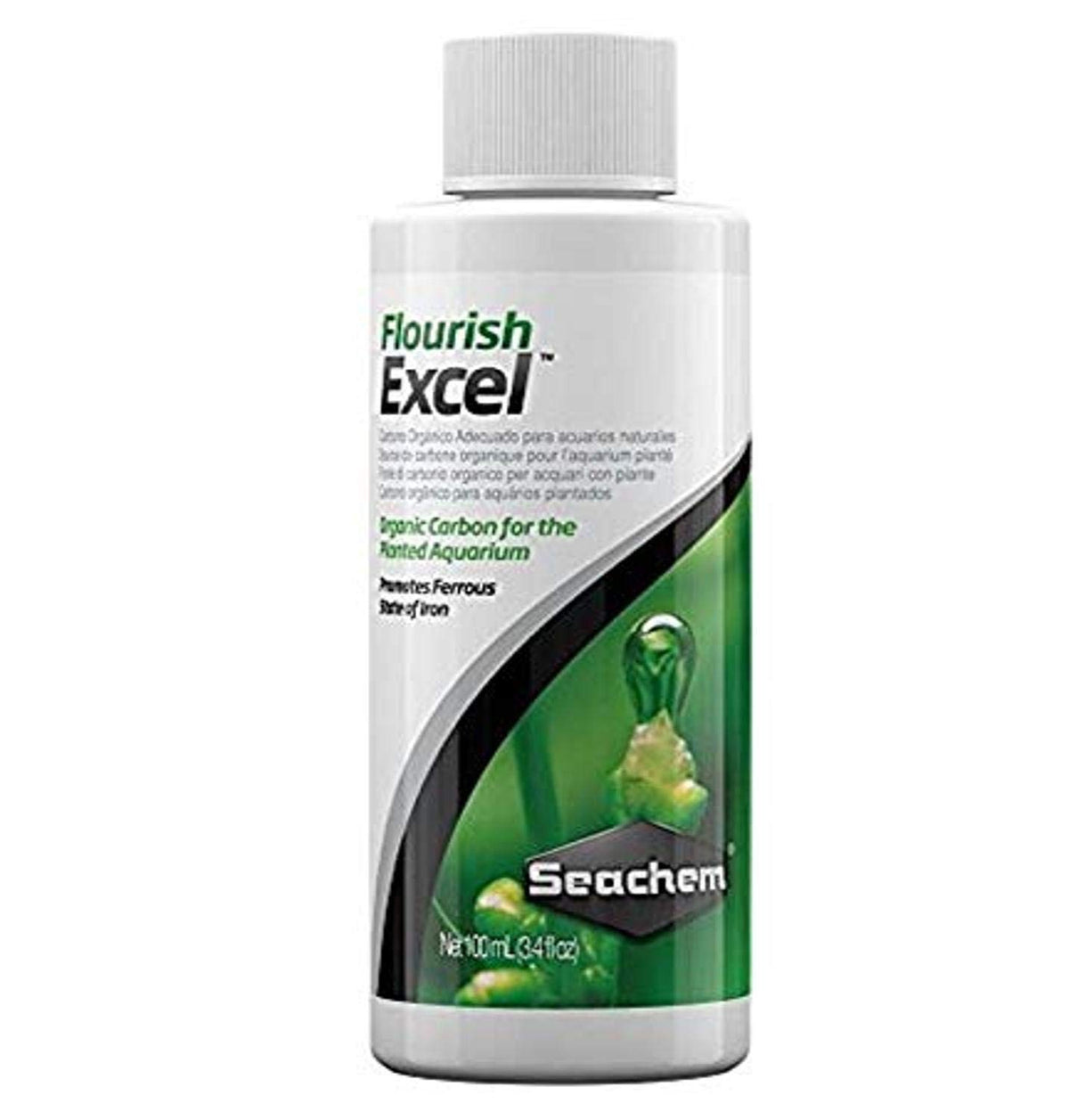 Flacon Flourish Excel de Seachem – apport en carbone biologique pour les plantes aquatiques