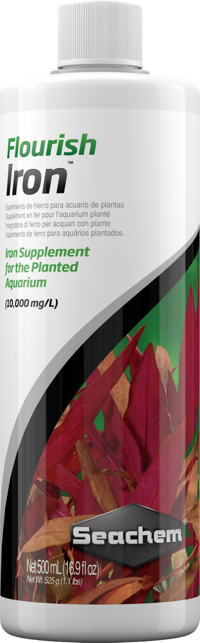 Seachem Flourish Iron, versement dans l'aquarium planté pour nourrir les plantes