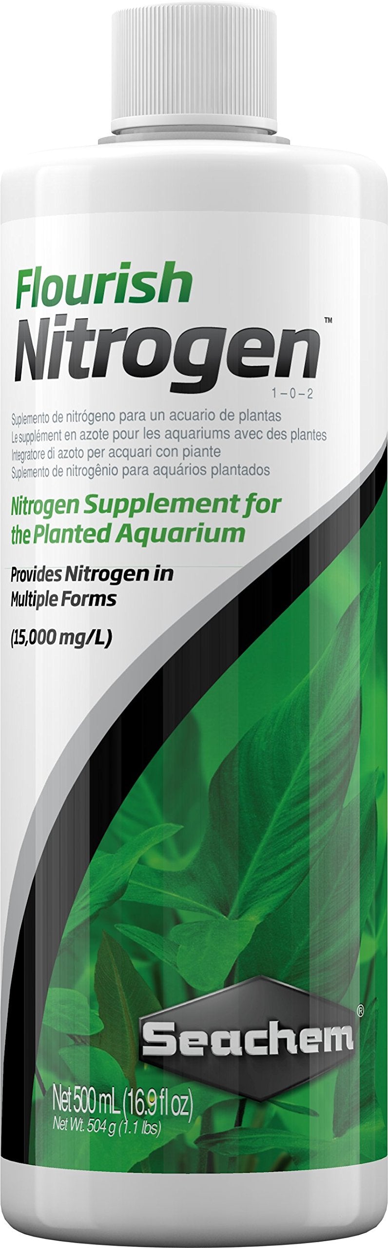 Seachem Flourish Nitrogen 500ml, bouteille: solution concentrée pour nourrir les plantes aquatiques
