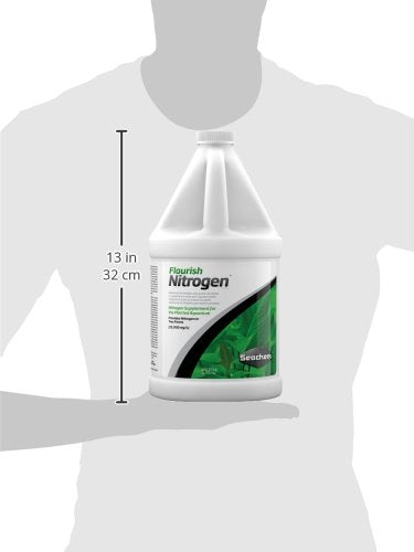 Seachem Flourish Nitrogen: flacon clair apportant des nitrates et ammonium utilisables.