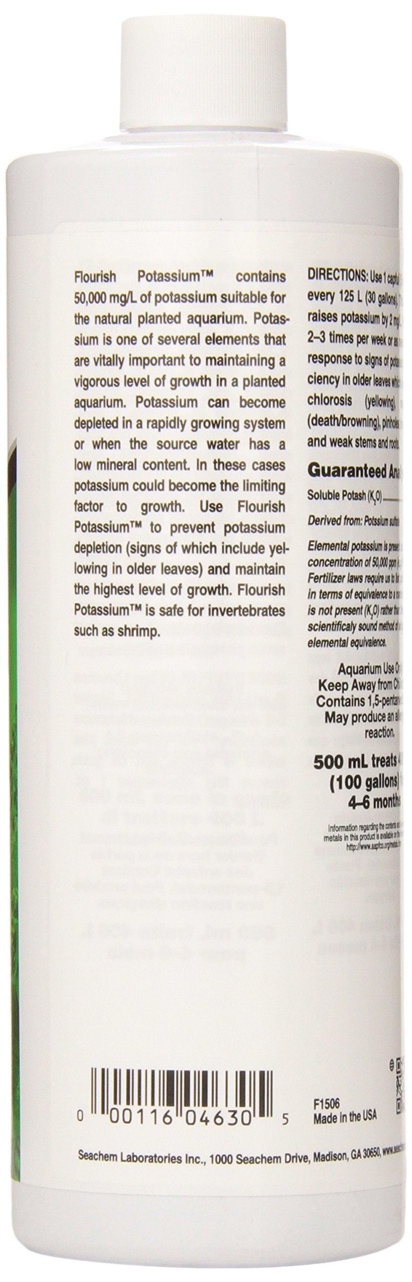 Seachem Flourish Potassium, pipette doseuse pour des mesures précises et faciles.
