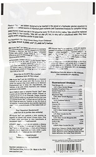 Seachem Flourish Tabs: entretien trimestriel simple pour des plantes plus vives.