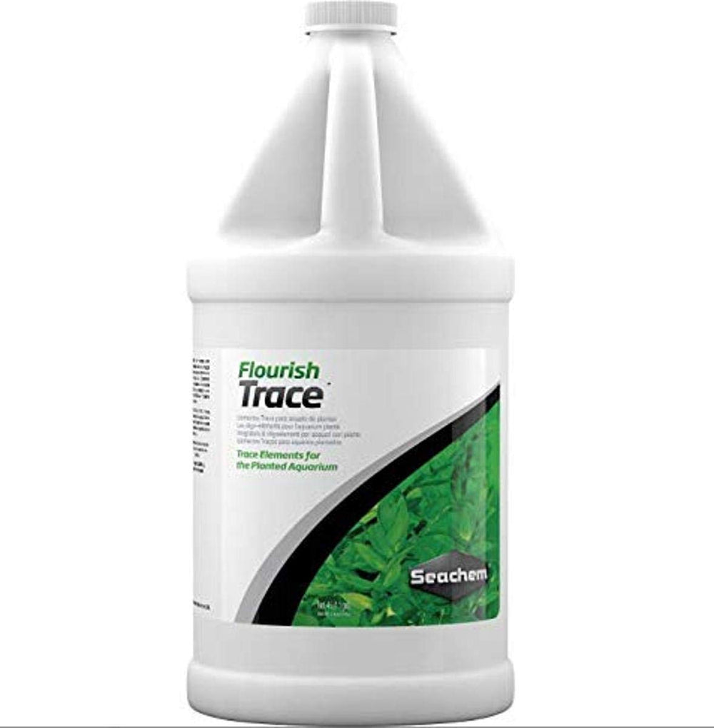 Flourish Trace de Seachem, bouteille en gros plan pour nourrir les plantes aquatiques