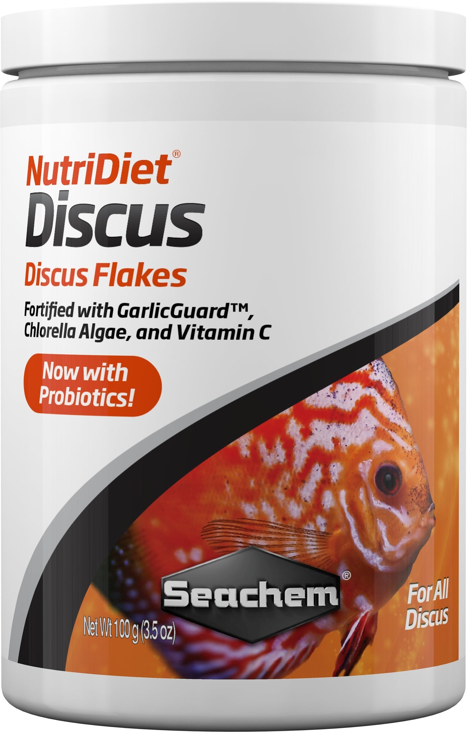 Seachem NutriDiet Discus Flakes, flocons en bouteille, favorisent appe9tit et digestion des discus