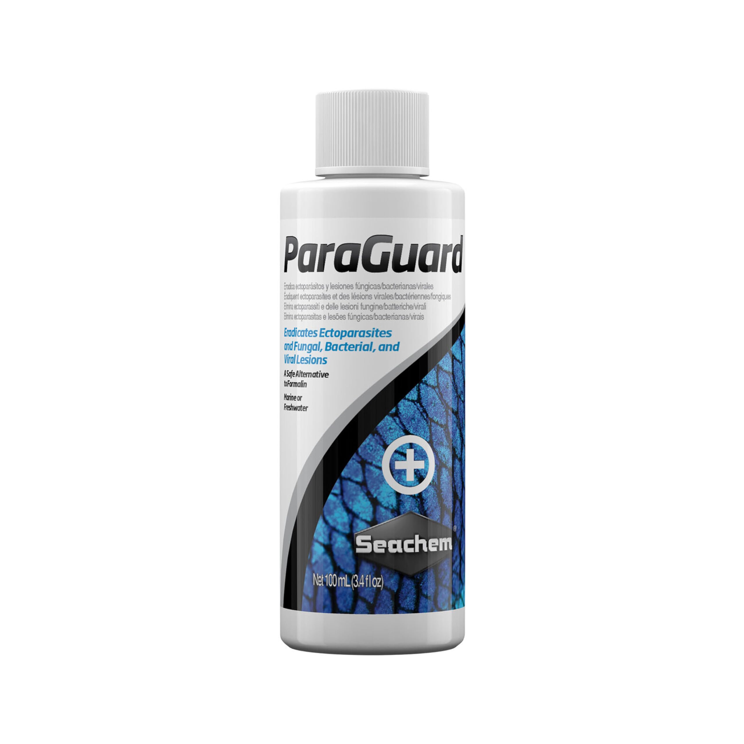 Seachem ParaGuard – bouteille ParaGuard pour traitements externes en aquarium contre parasites.