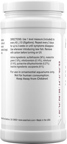 PolyGuard Seachem – utilisation en aquarium pour prévenir les maladies.