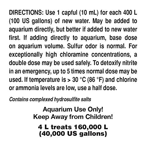 Seachem Prime, ajout d'eau neuve, préparation rapide de l'aquarium.