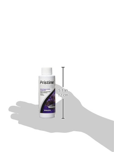 Seachem Pristine, amélioration progressive de la clarté et de l’hygiène de l’aquarium.