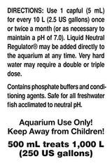 Seachem Régulateur Neutre Liquide – aperçu de l'ajustement du pH à 7.