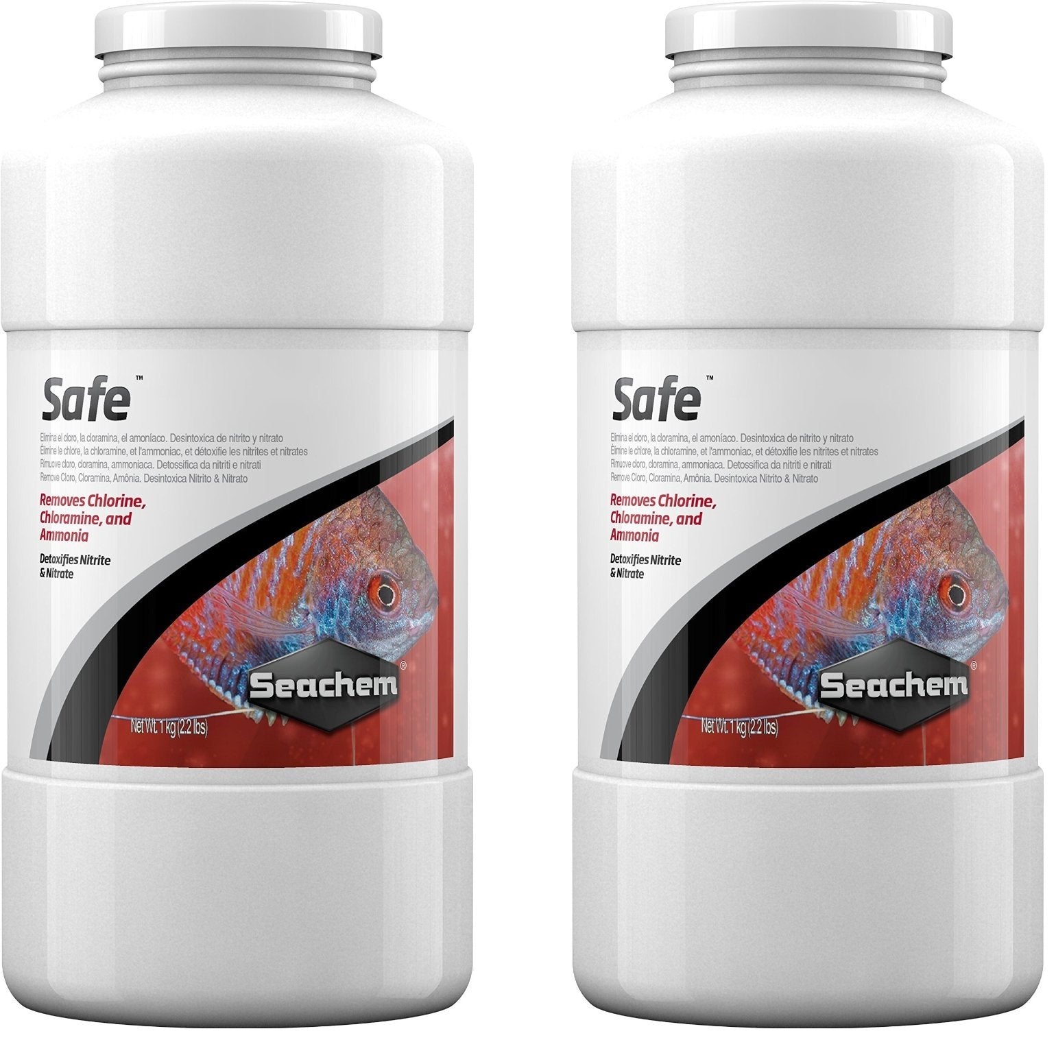 Seachem Safe Water Conditioner, bouteille : purifie l'eau et facilite le démarrage d'un aquarium.