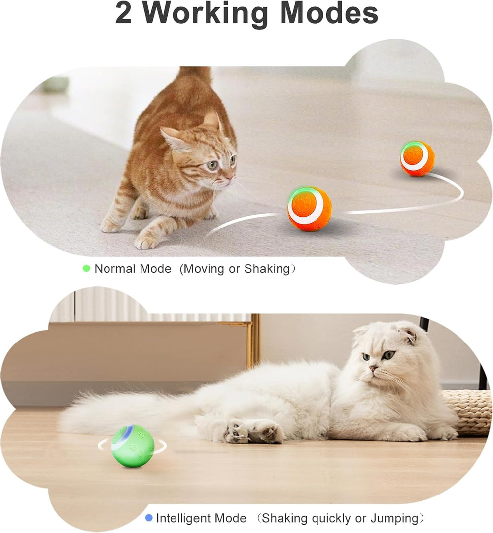 SEALON Balle chat ABS durable et sûr pour les jeux actifs.