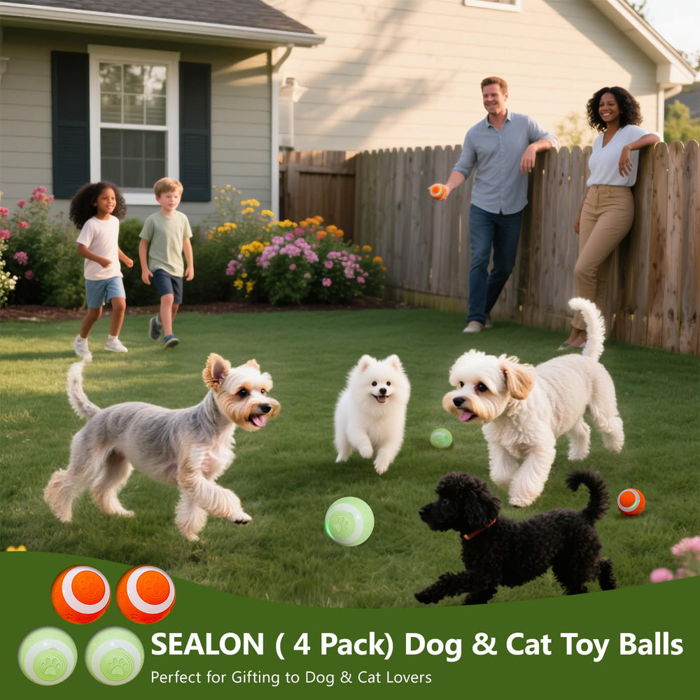 SEALON balle chat roulement intelligent stimule les réflexes de chasse du chat.