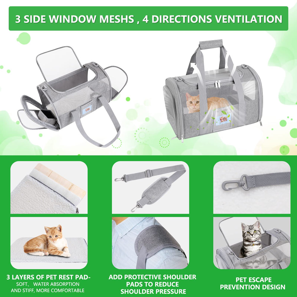 SECLATO sac-chat 20 pouces réseau respirant assure une bonne aération