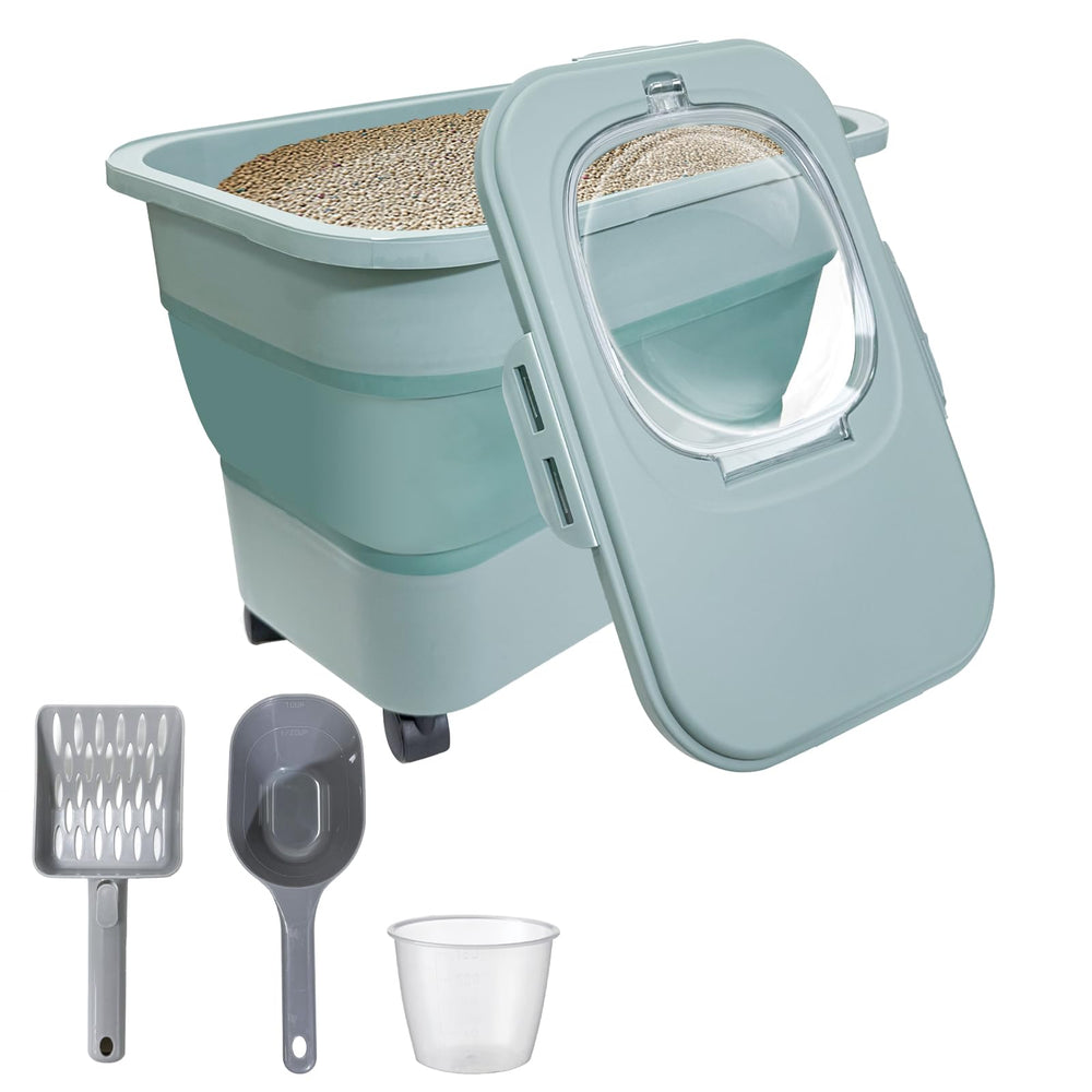 SECOAT boîte-litière-chat roulante facilitant le déplacement