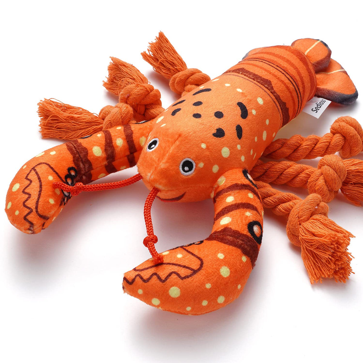 Sedioso langouste – jouet-peluche pour chien gros, durable et sûr pour mordiller.