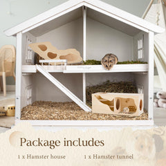 Seenelling observatoire-hamster-couvercle, observation facile et interaction