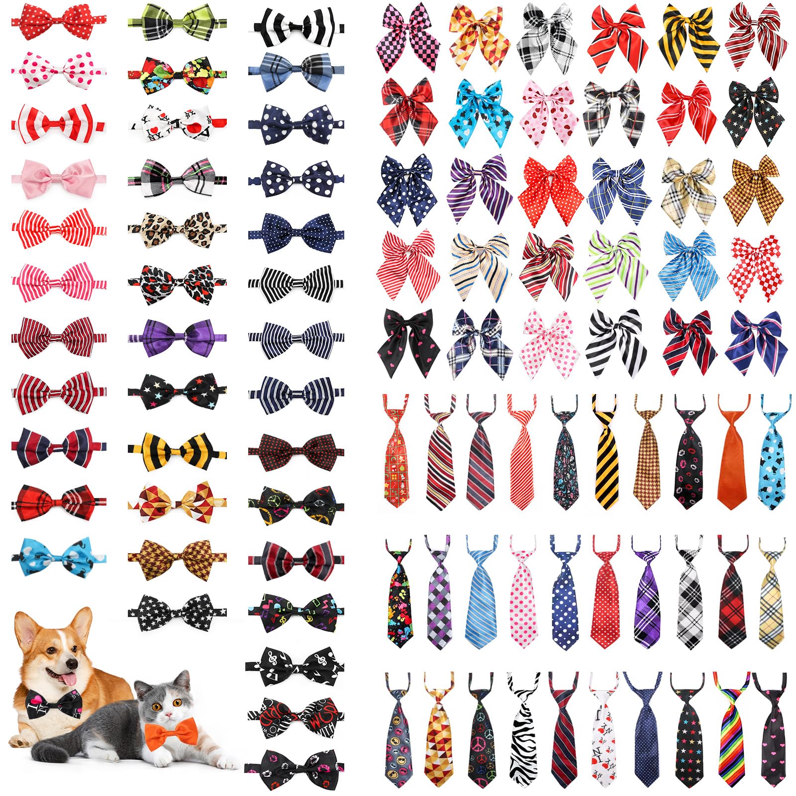 Segarty nœud papillon chien – ensemble varié, parfait pour divers looks et occasions