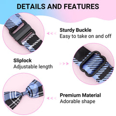 Segarty nœud papillon chien grande taille – ajuste bien, idéal pour événements