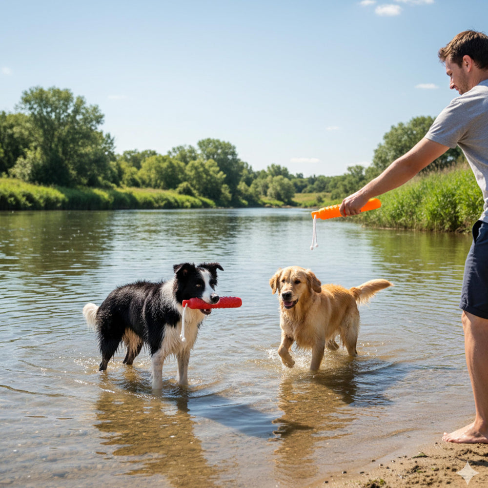 Adapté tailles variées: Segzwlor jouet-flotteur convient aux petits, moyens et grands chiens.