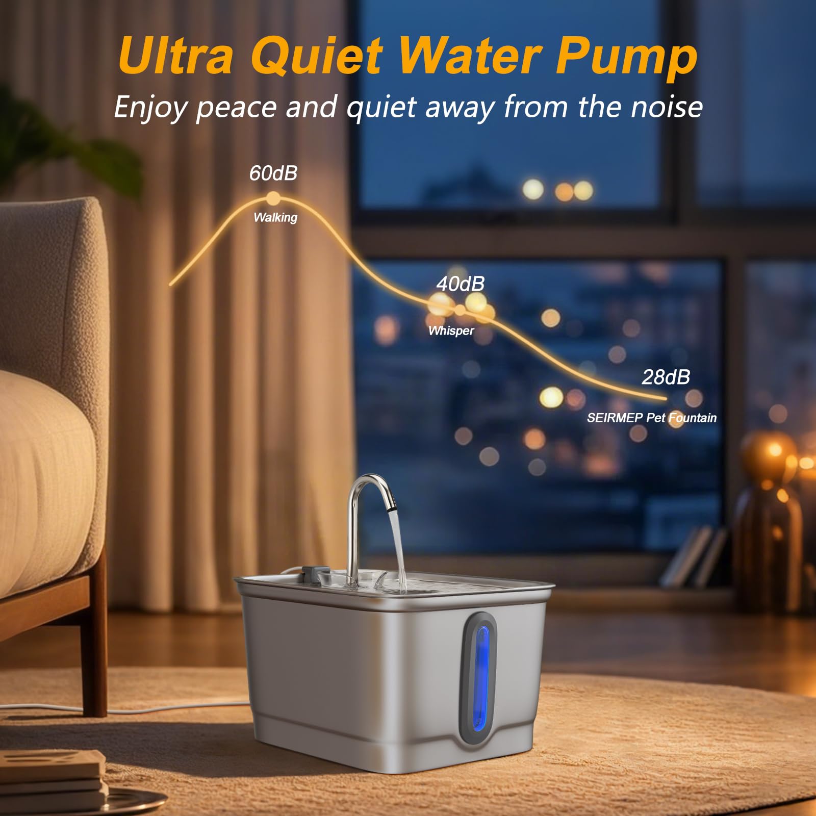 Nettoyage facile et lave-vaisselle compatible SEIRMEP