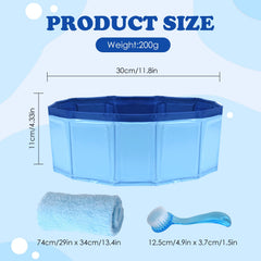 Selacca Brosse de bain douce incluse pour dragon barbu et nettoyage en douceur.