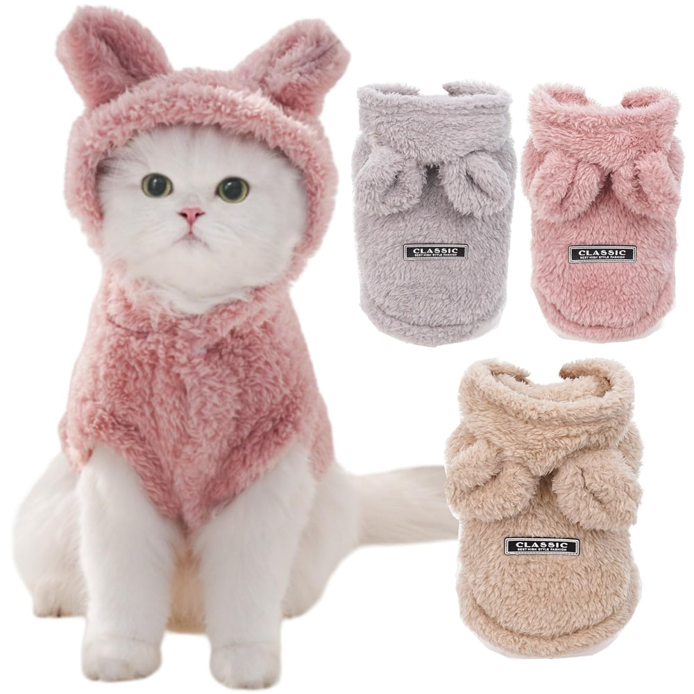 Selena costume chat oreilles lapin, apparence adorable et confortable.