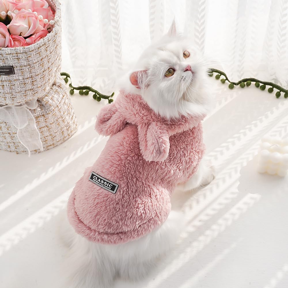 Selena pull capuche peluche animal, veste chaude idéale pour les jours froids.