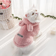 Selena pull capuche peluche animal, veste chaude idéale pour les jours froids.
