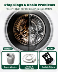 SEMECH Compatible HE pour laveuse frontale et top-load, utilisation polyvalente.