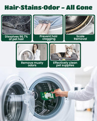 SEMECH Neutralise odeurs et résidus dans votre lave-linge pour un lavage frais.