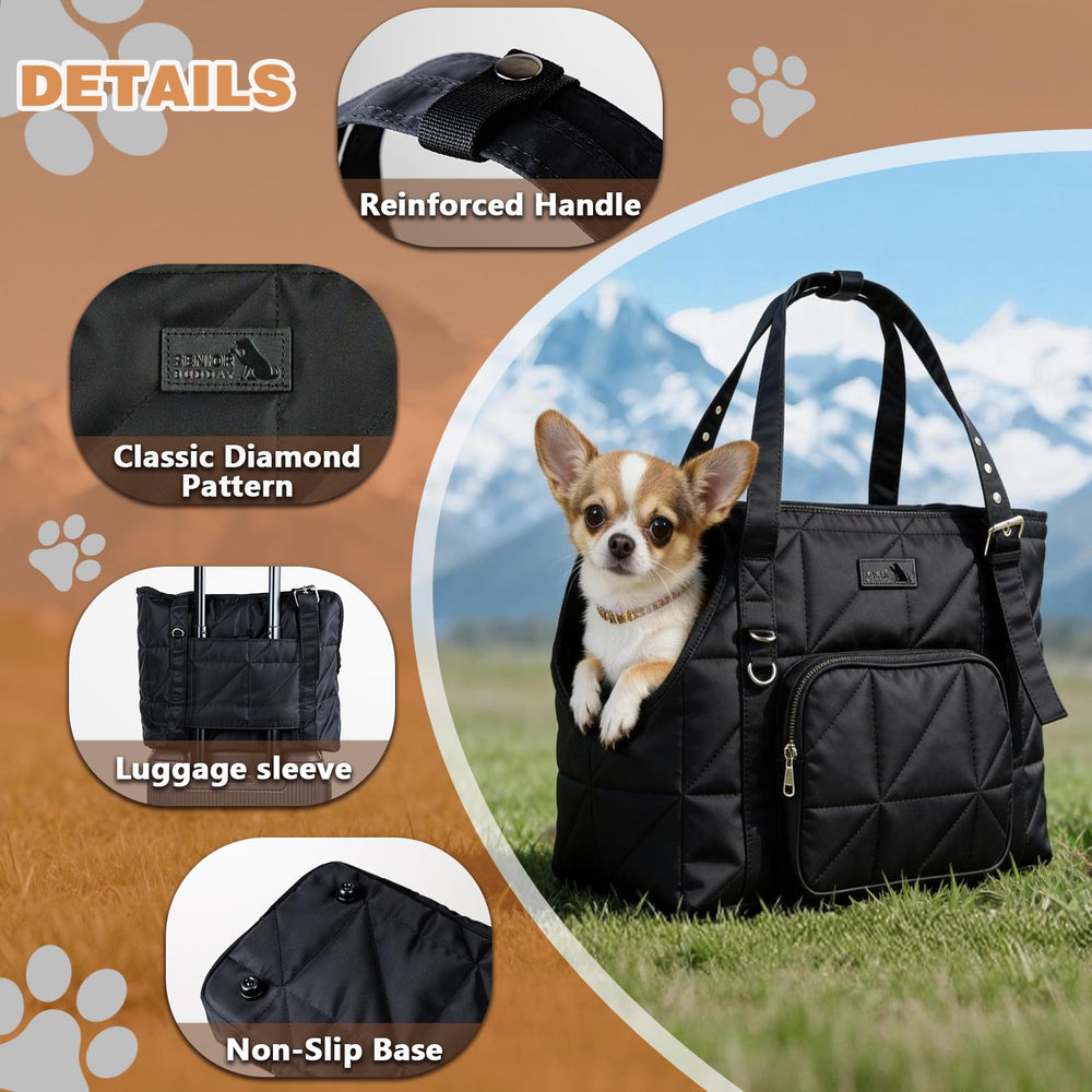 SENIOR BUDDAY sangle epaule reglable pour un transport confortable et adaptable.