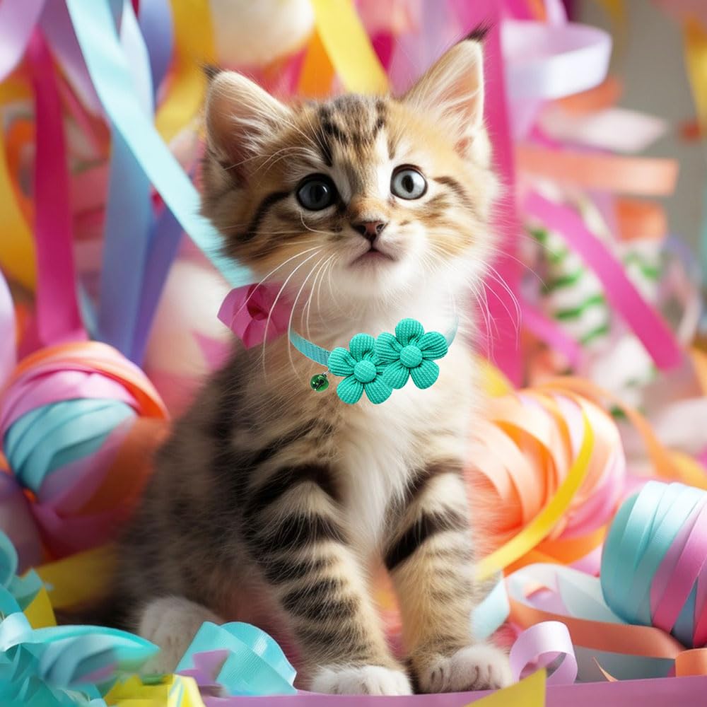 Senniea broche-fleur-petit-chat, touche adorable pour les sorties.