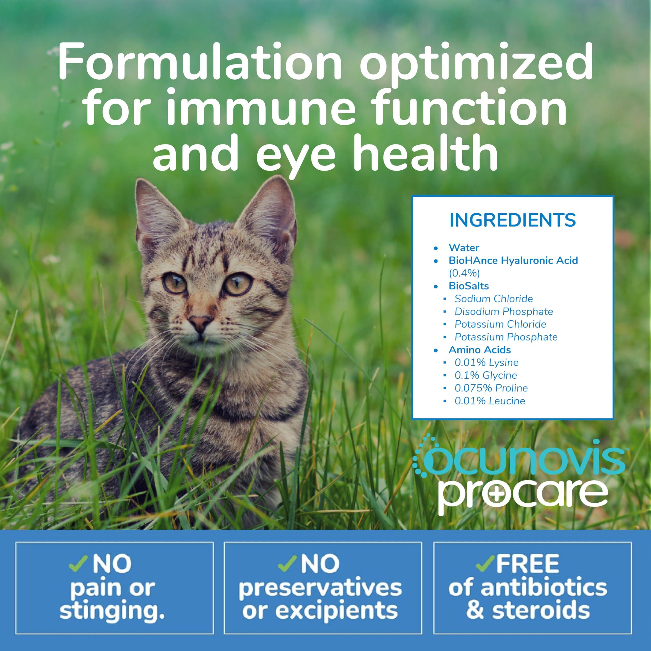 Sentrx Ocunovis ProCare composition lysine et acides aminés pour soutien oculaire