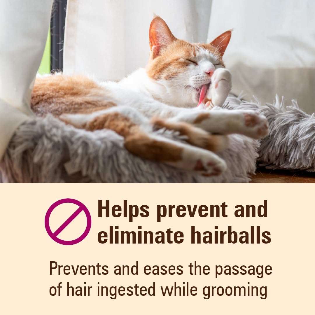 Utilisation quotidienne facile avec Sentry Hairball Relief, pour chats et chatons.