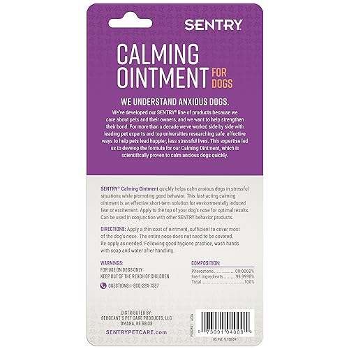 Application sur le nez du chien avec SENTRY – approche simple et rapide.