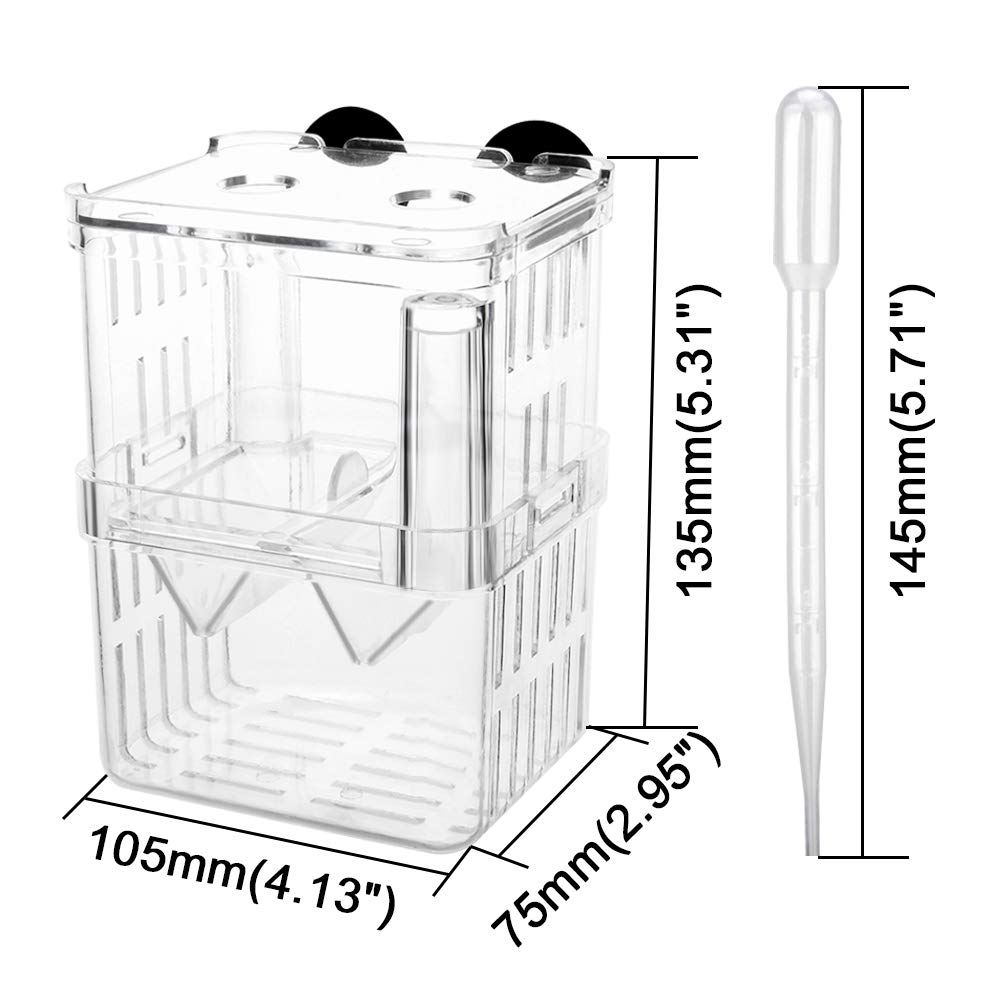 Senzeal: boîte élevage poisson vivipares, bac flexible pour reproduction contrôlée.
